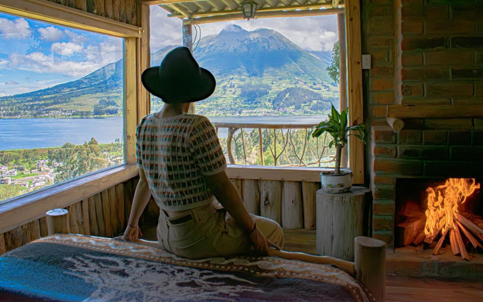 Cabanas Y Glampings Balcon Del Lago Otavalo Dış mekan fotoğraf